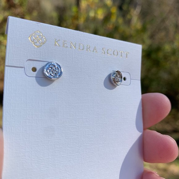 Kendra Scott Jewelry Kendra Scott Dira Coin Stud Earrings In Silver